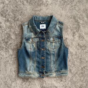 YMI jeans denim vest